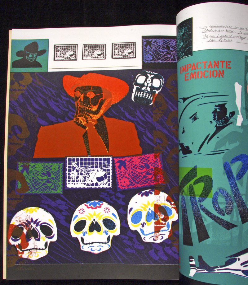 Uncatologed Codex Aeroscriptus Ehrenbergensis by Felipe Ehrenberg By means of manipulating stencils that were hand-cut for over a period 20 years, Mexican artist Felipe Ehrenberg creates a codex of the glyphs of contemporary life and culture. The result is a highly visual pre-Columbian, hard-boiled detective story. shot with digital Canon EOS 30D @600dpi date 8-21-07