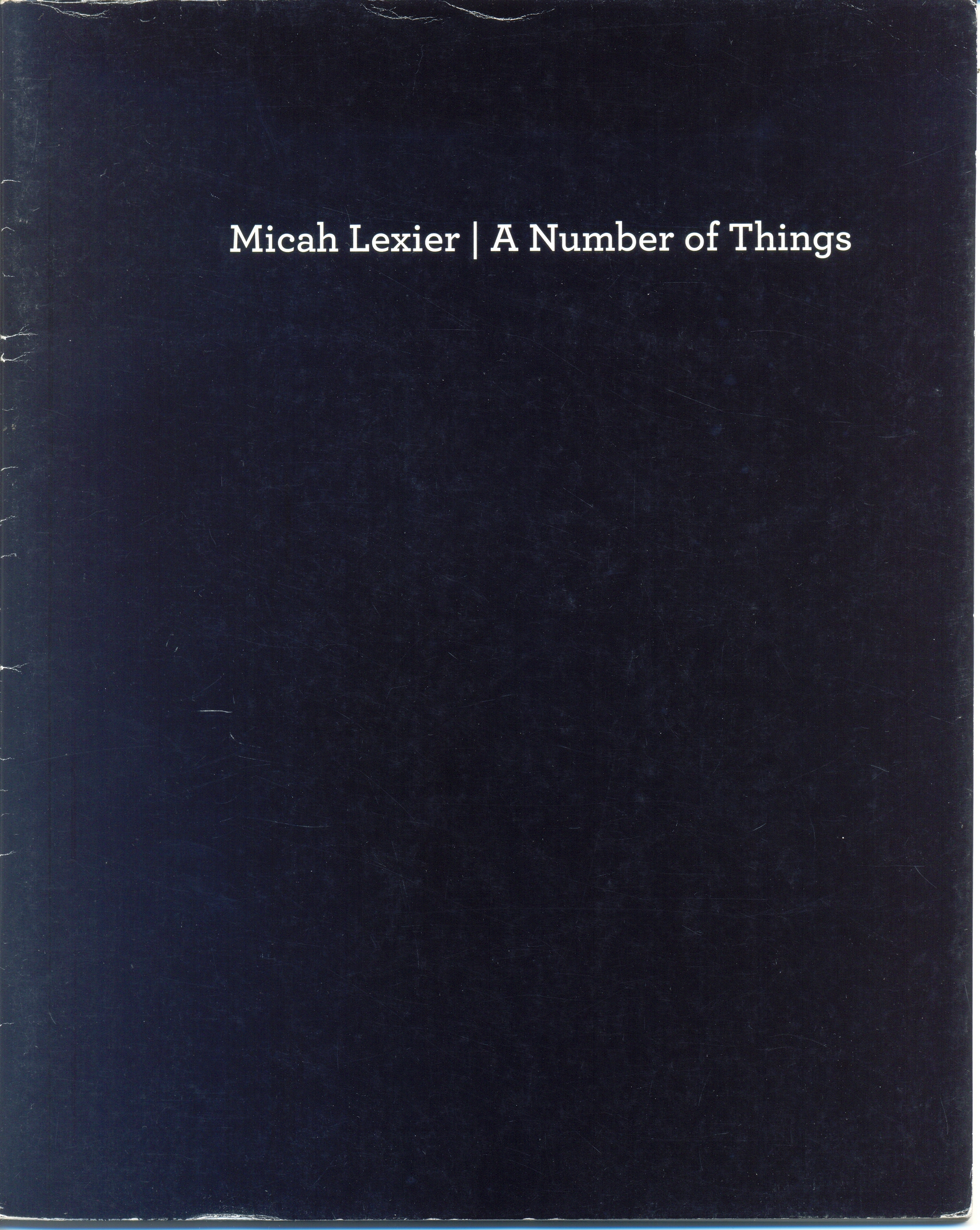 A number of things